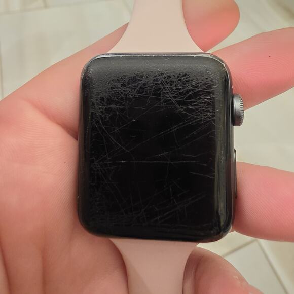 Apple Watch Series 3, 42mm Aluminum Case Ion-X glass Ceramic Back GPS LTE WR-50M - Picture 3 of 16